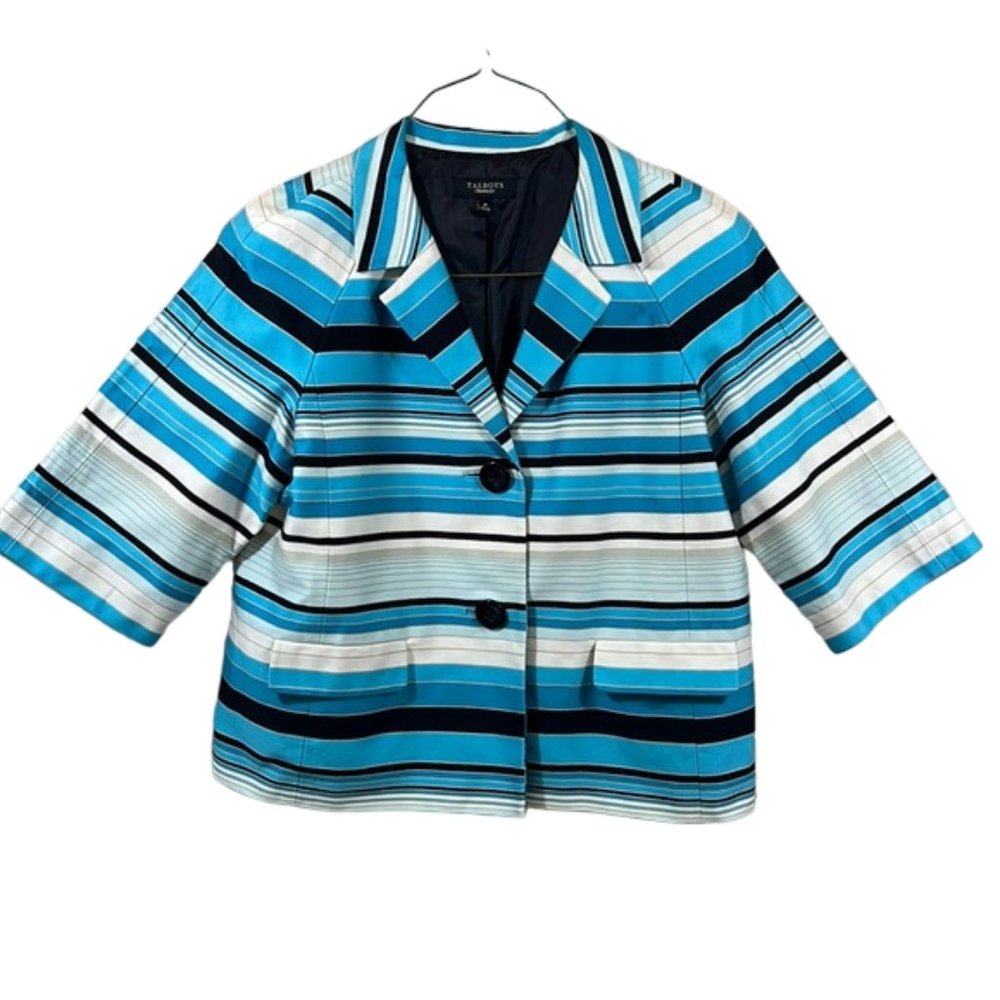 **NWOT Talbots Striped Blazer Jacket Size 16